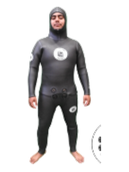 Traje de Buceo Escafandra Hombre Clásico Liso Microporoso #1/2 (12 mm.)