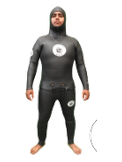 Traje de Buceo Escafandra Clásico Liso/Liso #3/4 (14 a 16 mm.)