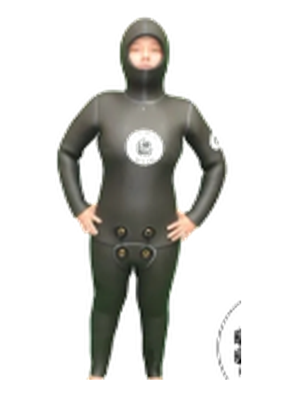 Traje de Buceo Escafandra Mujer Clásico Liso/Liso #3/4 (14 a 16 mm.)