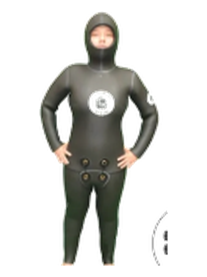 Traje de Buceo Escafandra Mujer Clásico Liso/Liso #1/2 (12 a 14 mm.)
