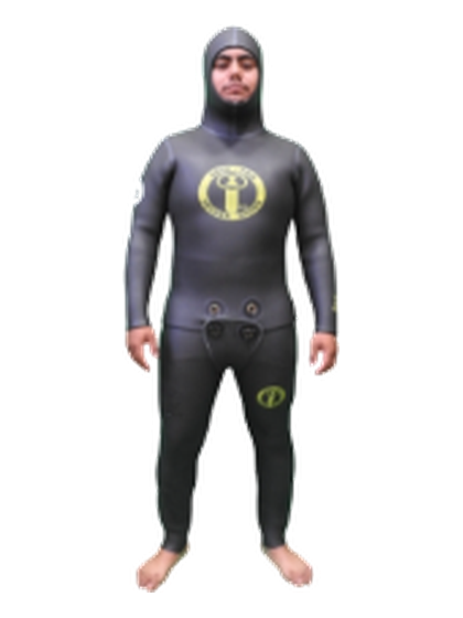 Traje de Buceo Aqua Pro Clásico Liso/Liso #1/4 (6 a 7 mm.)